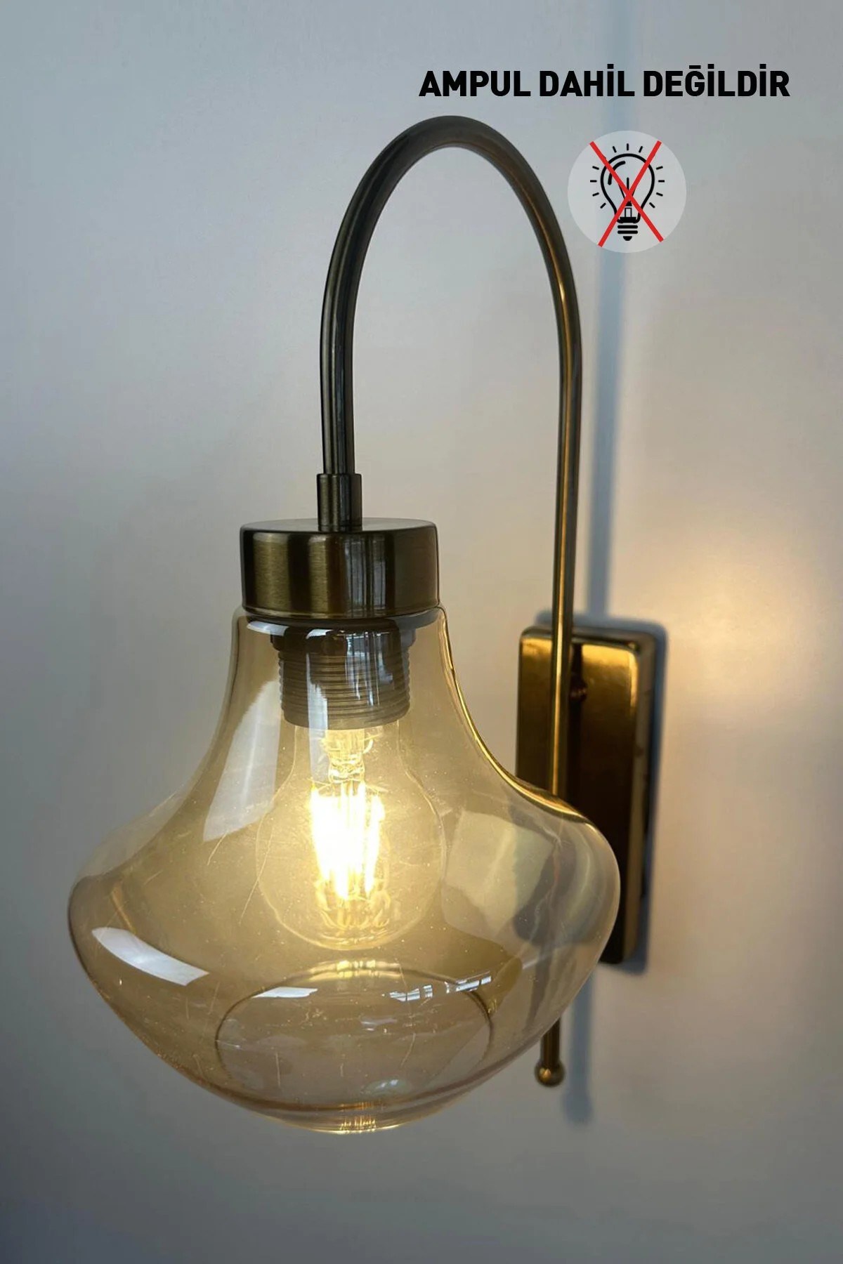 Melk Bal Rengi Cam Aplik Duvar Lambası Modern Otel Cafe Vintage Salon Yatak Odası Merdiven Retro
