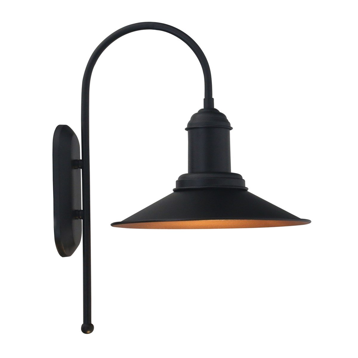 Retro Siyah Aplik Lamba