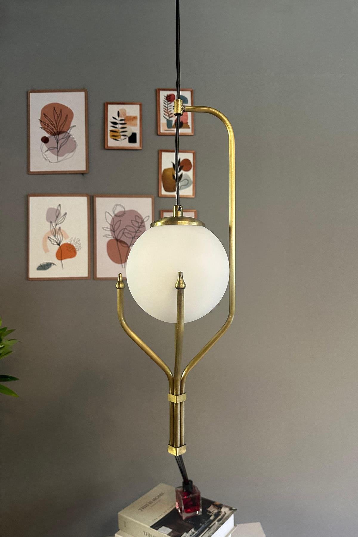 Sally Tekli Avize Retro Sarkıt Ofis Showroom Salon Mutfak Avizeleri