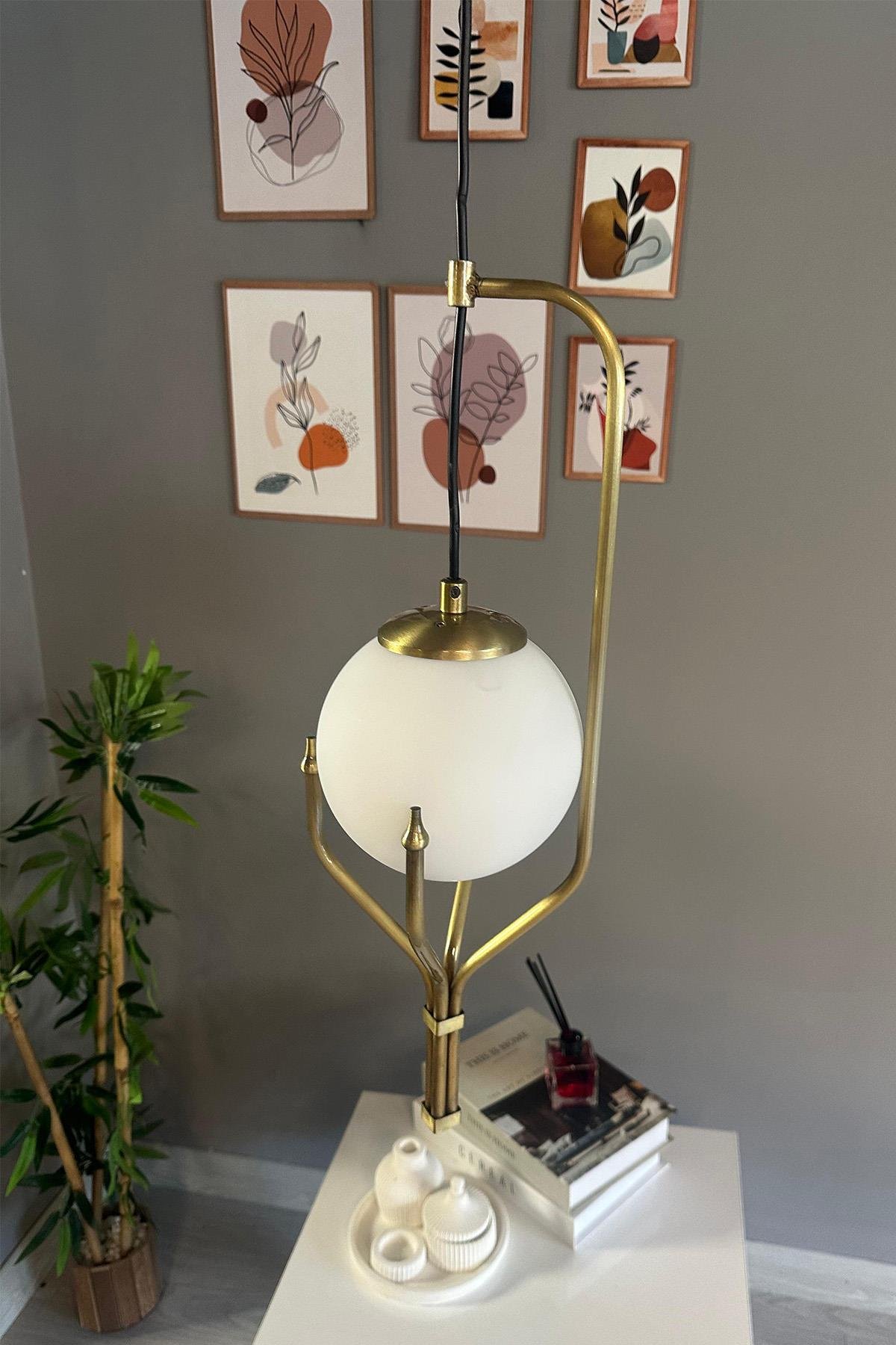 Sally Tekli Avize Retro Sarkıt Ofis Showroom Salon Mutfak Avizeleri