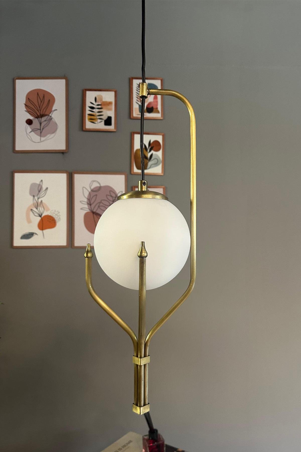 Sally Tekli Avize Retro Sarkıt Ofis Showroom Salon Mutfak Avizeleri
