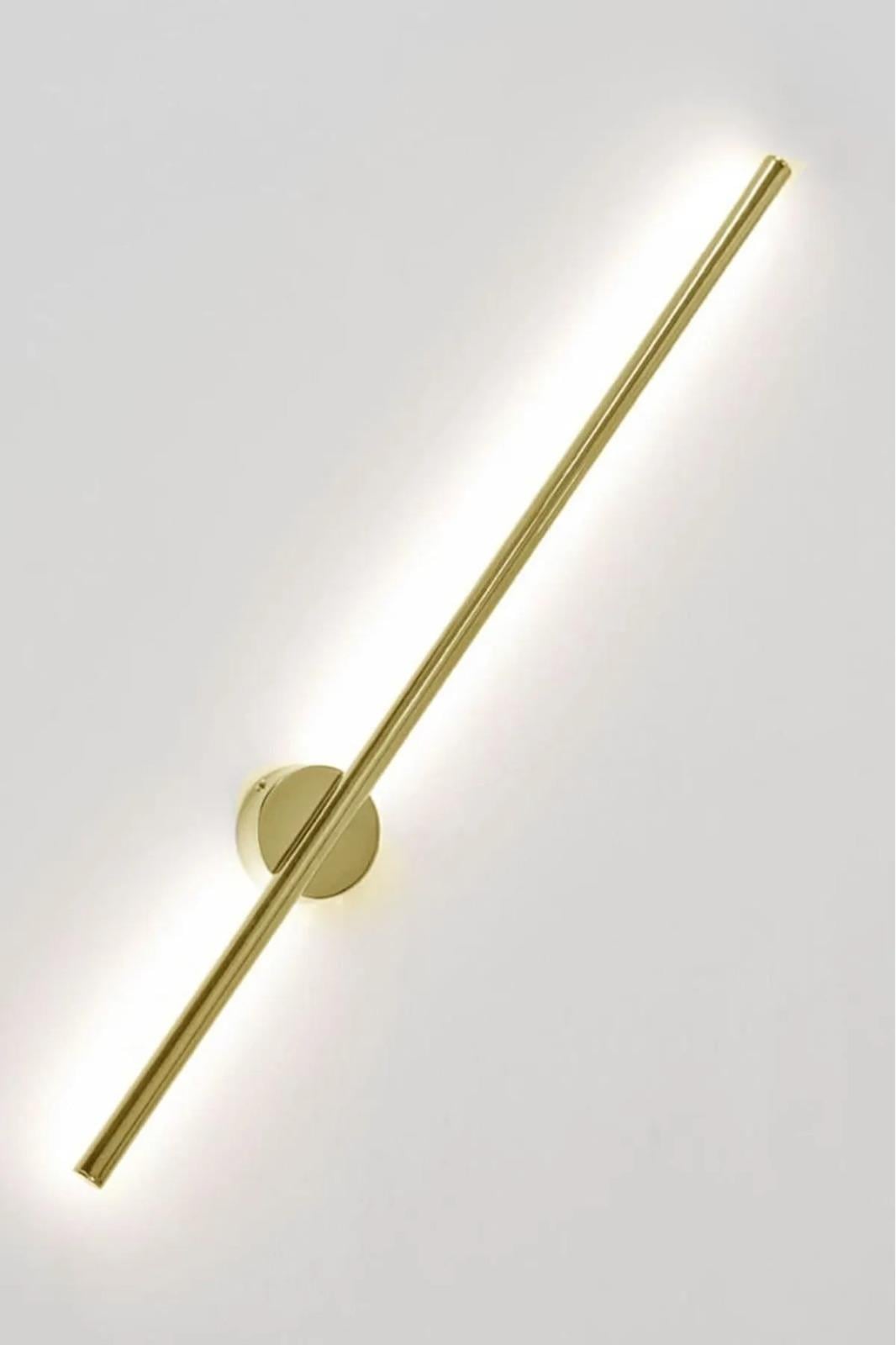 Vievis Gold Led Aplik Tekli Duvar Apliği Salon Koridor Otel Restoran Dekoratif Aplikler