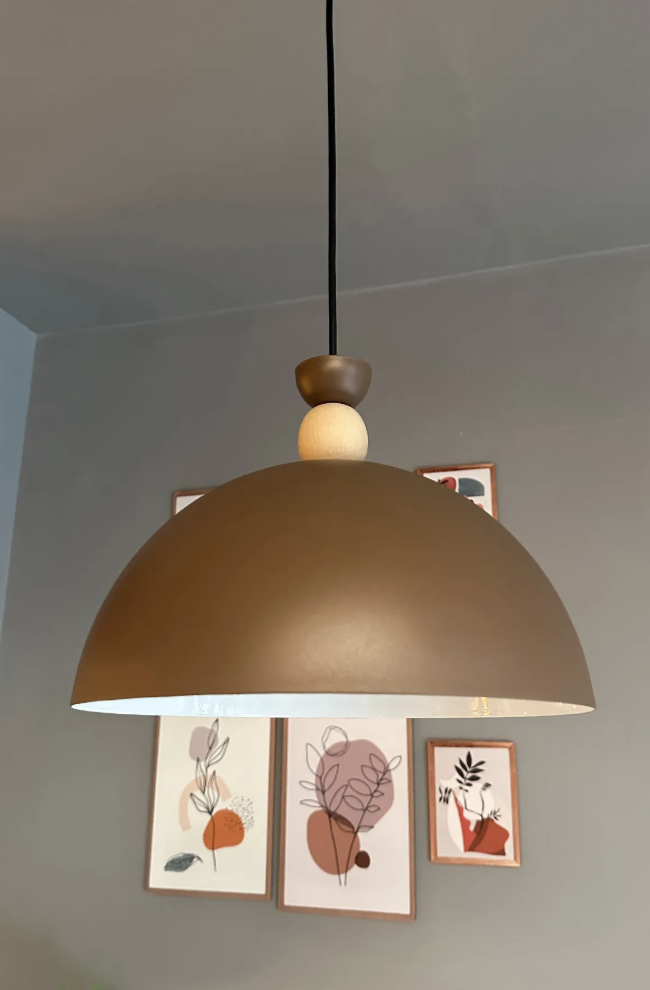 Yimpi Sütlü Kahve Avize Tekli Sarkıt Salon Kuaför Cafe Dekoratif Aydınlatma Pastane