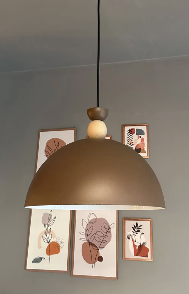 Yimpi Sütlü Kahve Avize Tekli Sarkıt Salon Kuaför Cafe Dekoratif Aydınlatma Pastane
