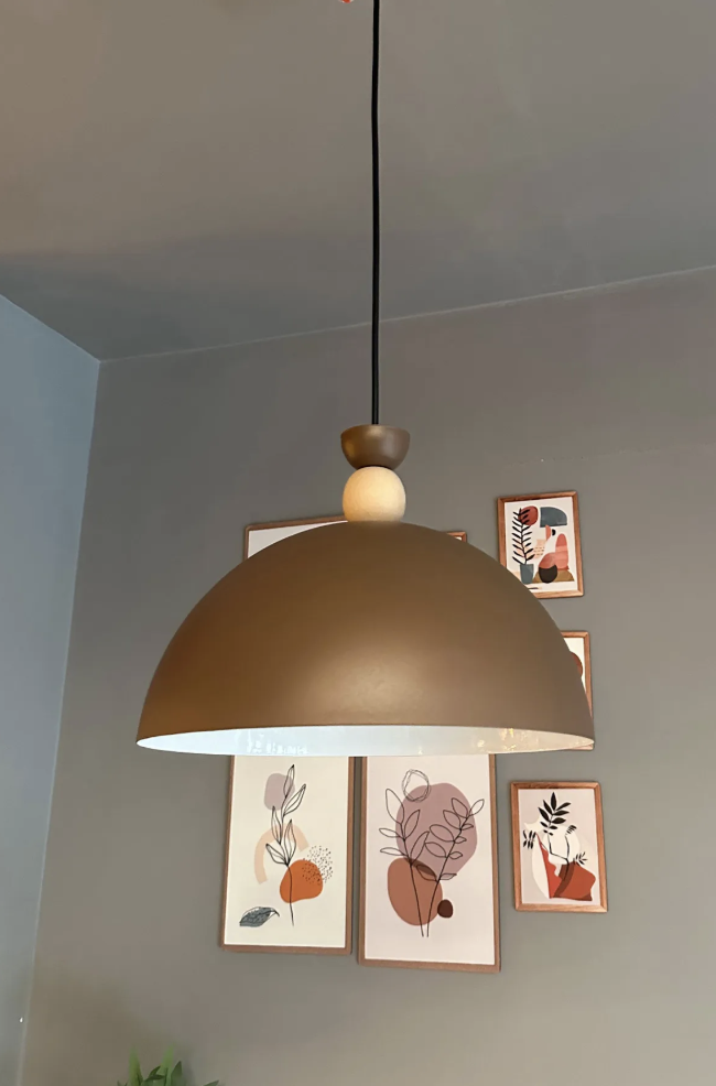 Yimpi Sütlü Kahve Avize Tekli Sarkıt Salon Kuaför Cafe Dekoratif Aydınlatma Pastane