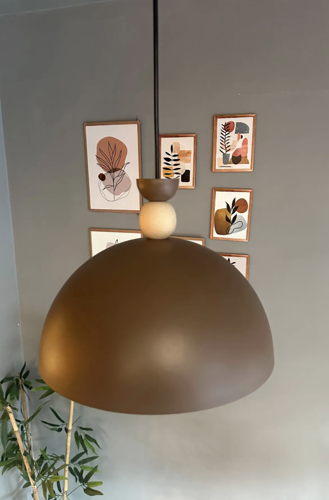 Yimpi Sütlü Kahve Avize Tekli Sarkıt Salon Kuaför Cafe Dekoratif Aydınlatma Pastane