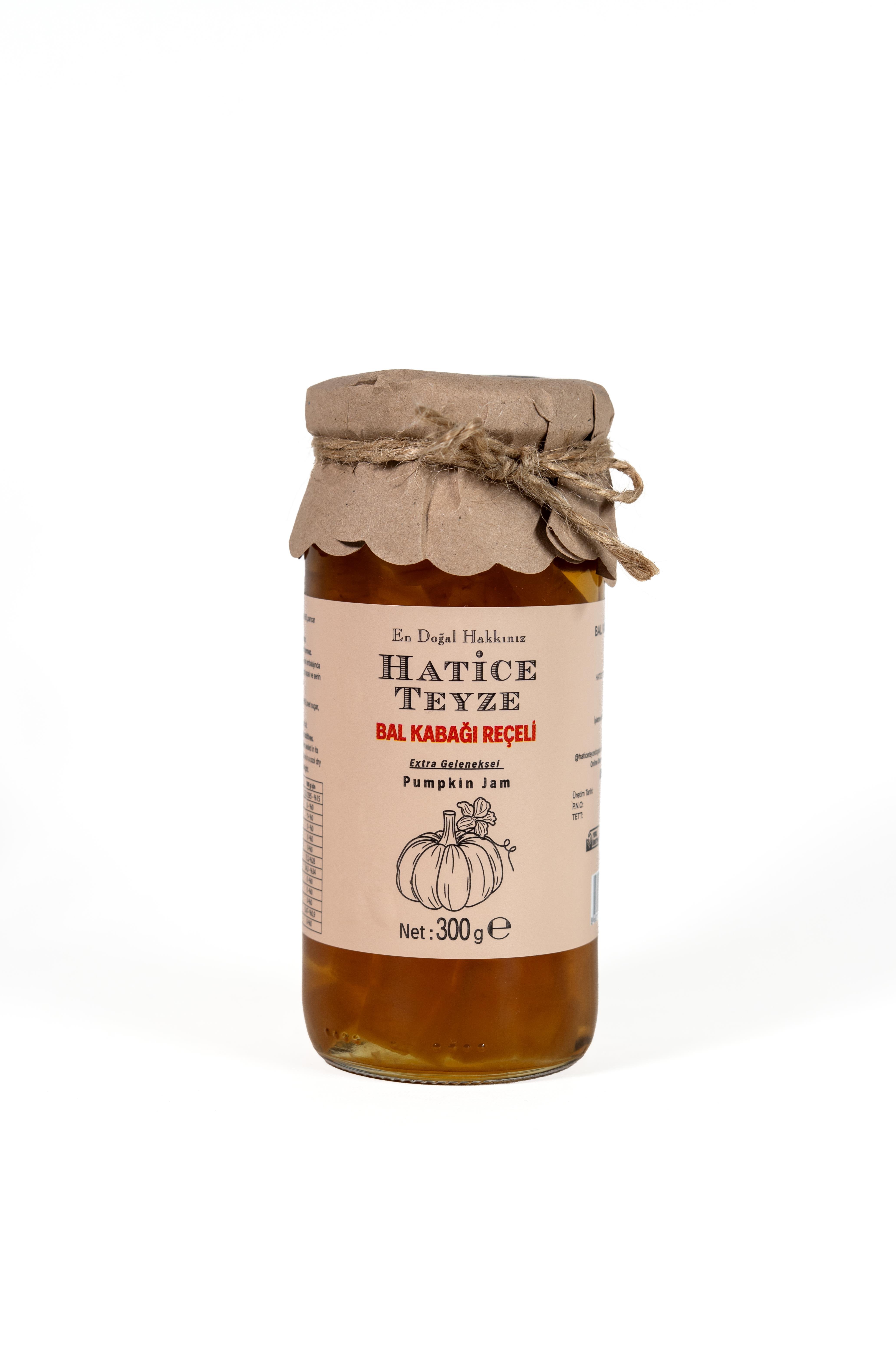 Balkabağı Reçeli - 310 gr. - Reçeller