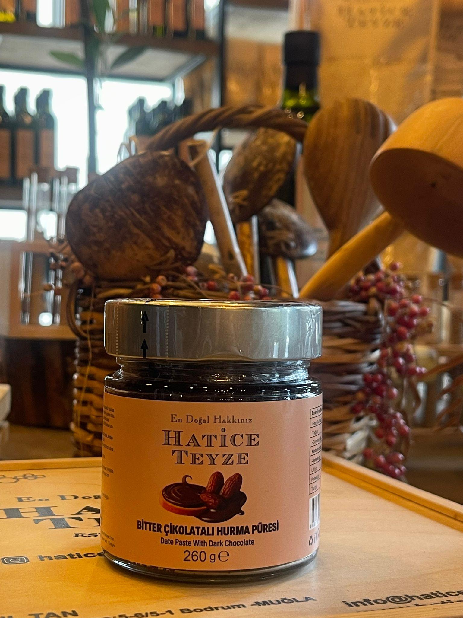 Bitter Çikolatalı Hurma Püresi 260 gr - Püre