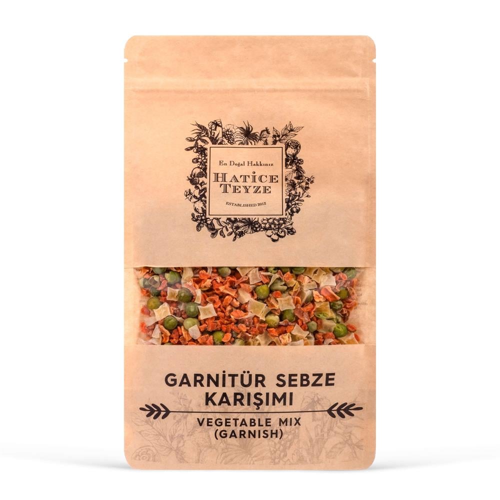 Garnitürlük sebze karışımı - 100 gr. - KURUTULMUŞ SEBZELER