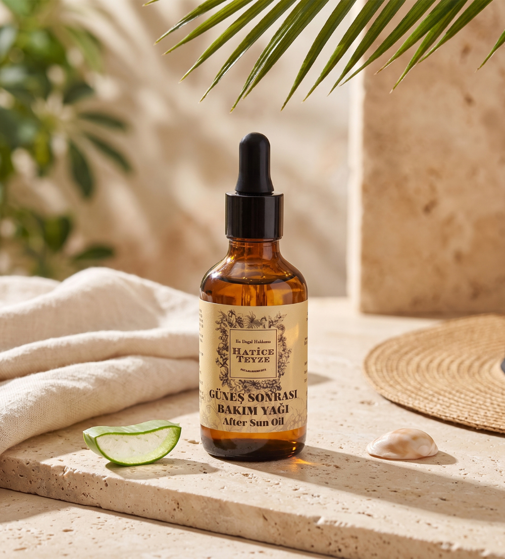 Güneş Sonrası Bakım Yağı - 50 ml - Özel Karışım Yağlar