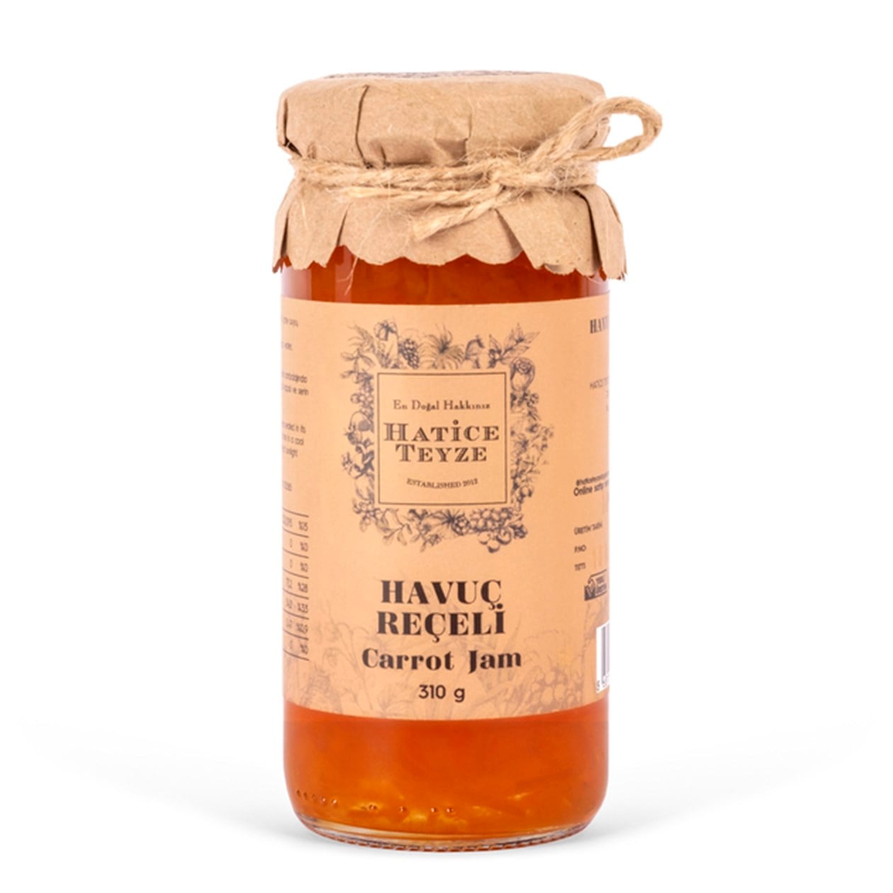 Havuç Reçeli - 310 gr. - Reçeller