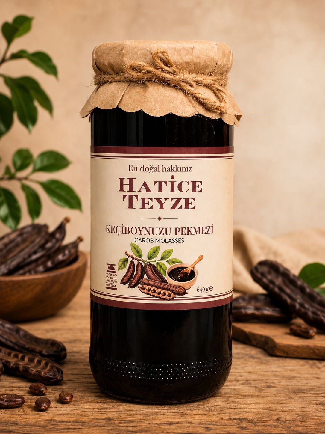 KEÇİBOYNUZU PEKMEZİ-640 g - Diadan Gelenler