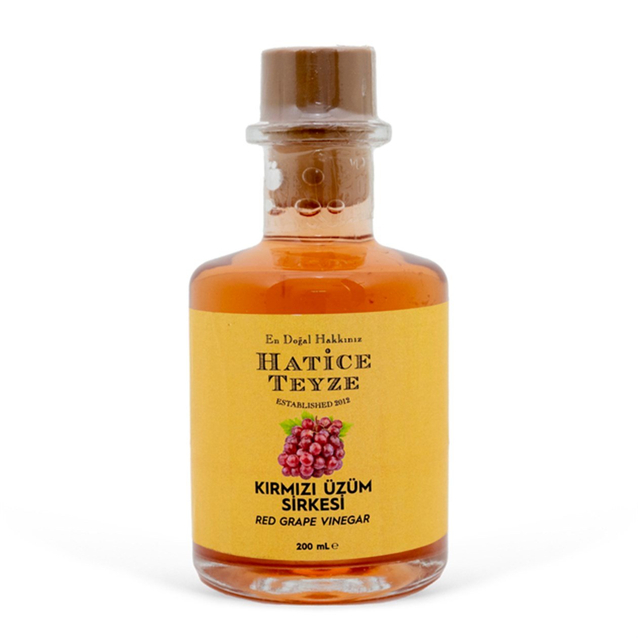 Kırmızı Üzüm Sirkesi 200 ML - Diadan Gelenler