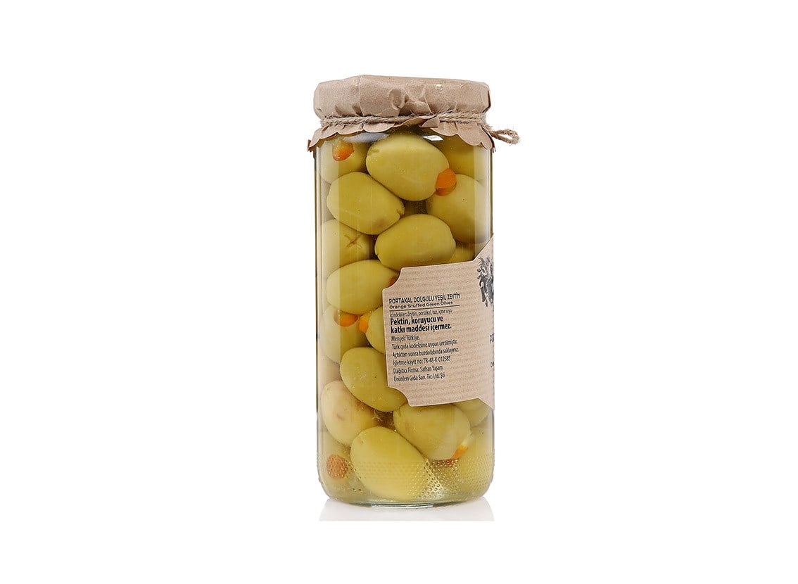Portakal Dolgulu Yeşil Zeytin - 420 gr.-