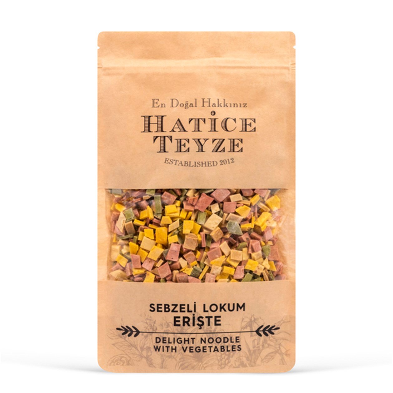 Sebzeli Lokum Erişte 250 gr - Diadan Gelenler