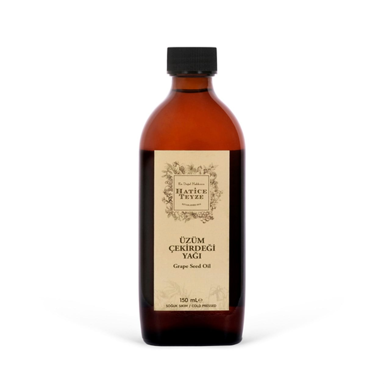 Üzüm Çekirdeği Yağı - 150 ml. - Soğuk Sıkım Yağlar