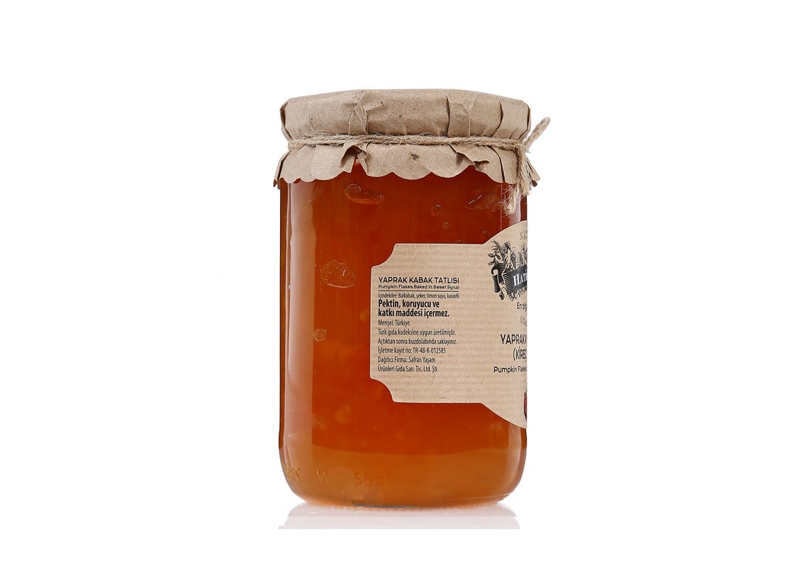 Yaprak Kabak Tatlısı (Kireç Kaymağında) - 850 gr.-