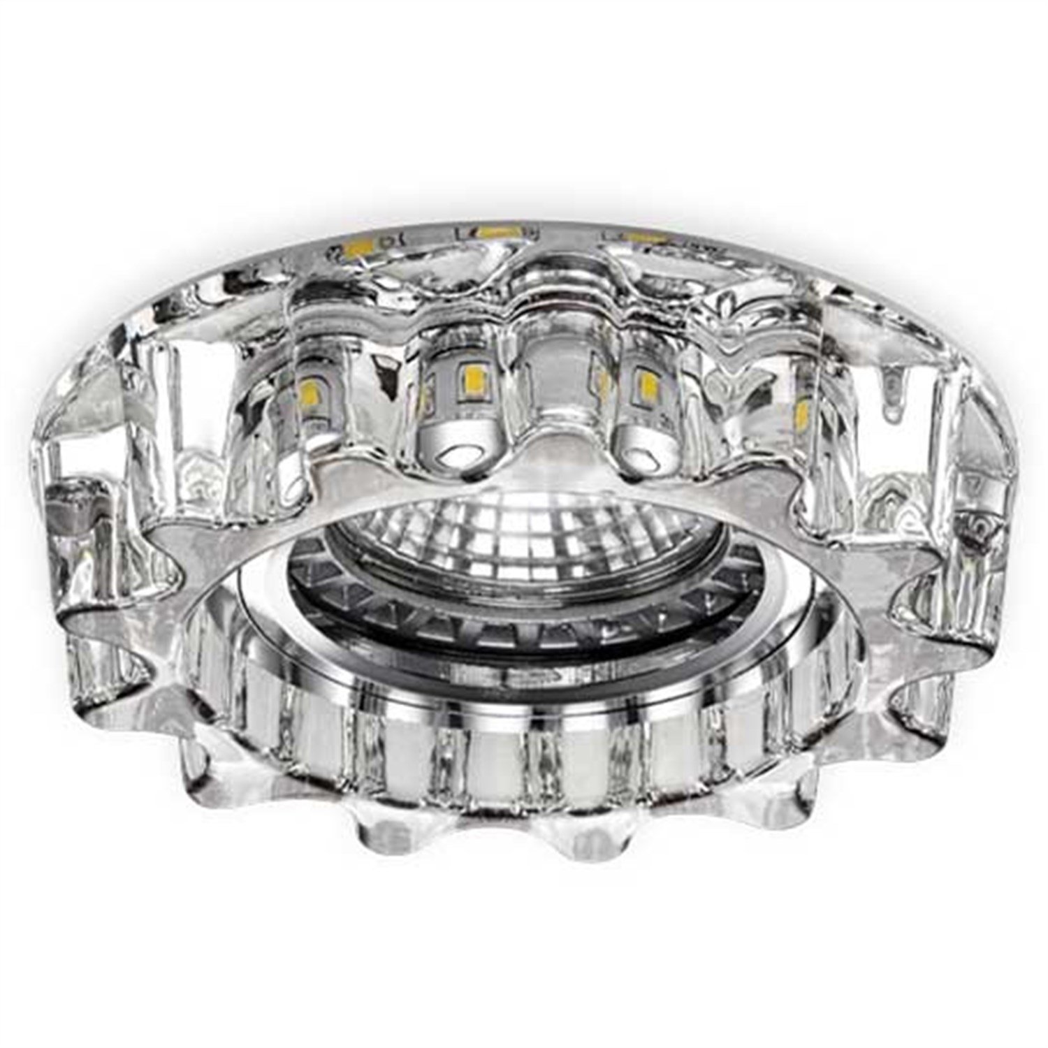 Goldx 3W Kenarı Ledli Kristal Spot Armatür ZE676