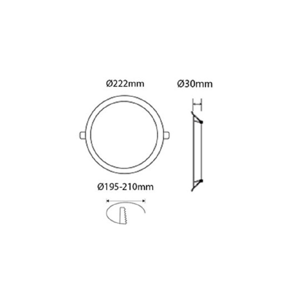 Jupiter 18W Sıva Altı Backlight LED Panel LD515