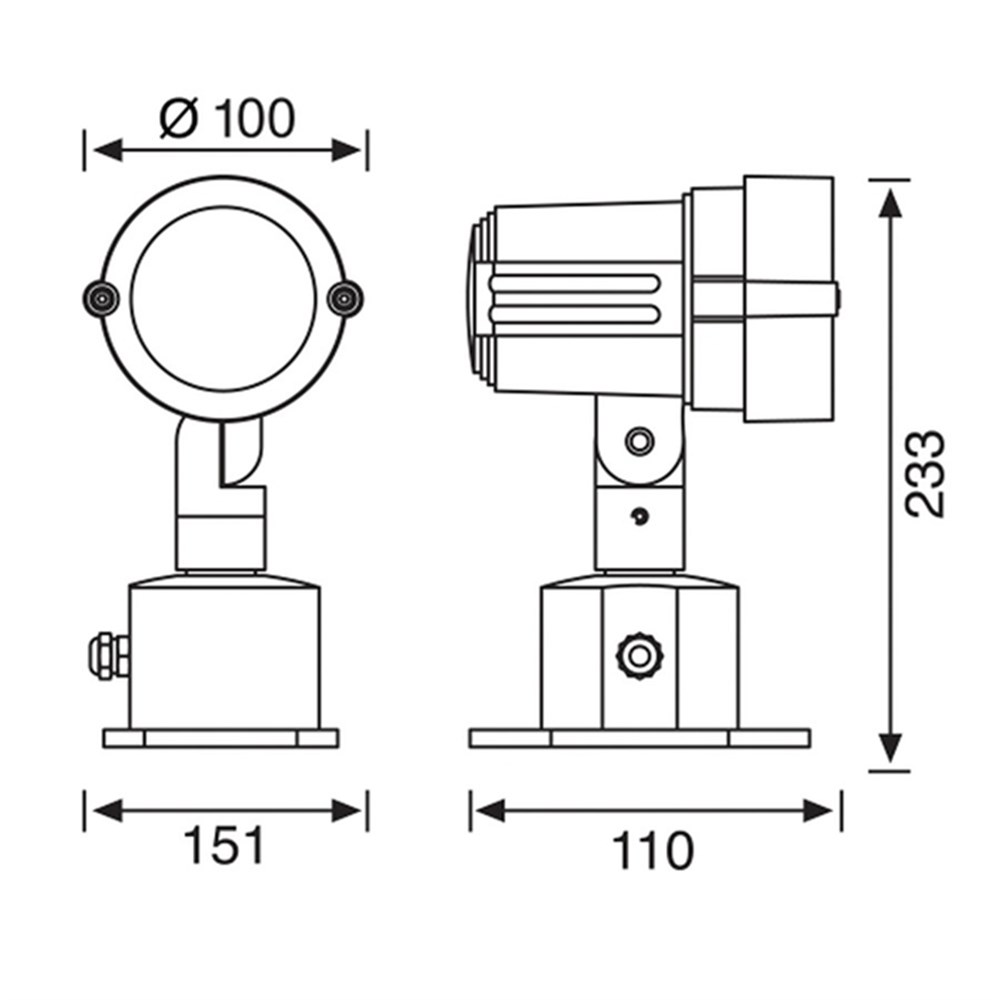Jupiter Bahçe Spot JG683 AN