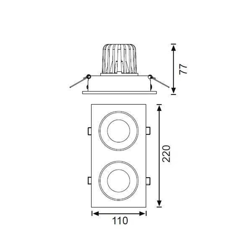 Jupiter Hareketli Led'li Spot LS442 S
