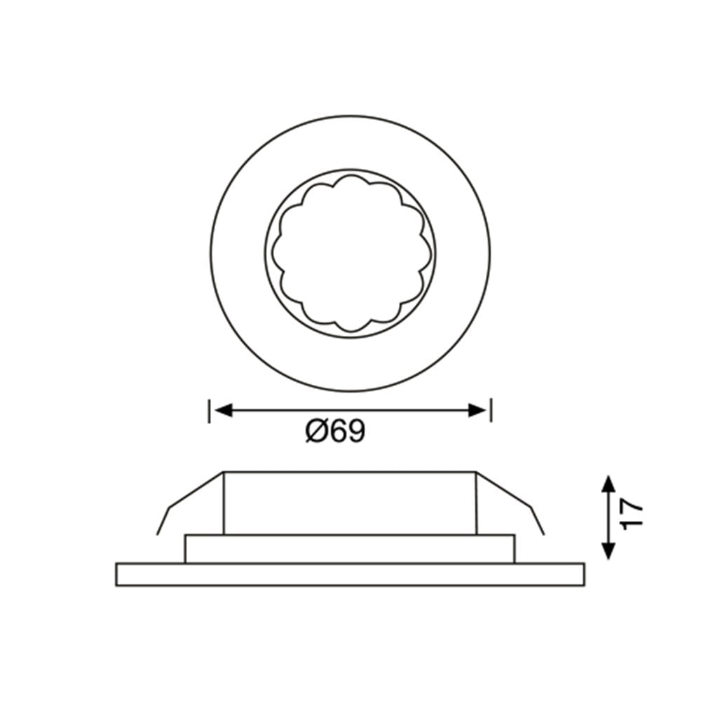 Jupiter Led'li Merdiven Spot LW966 S