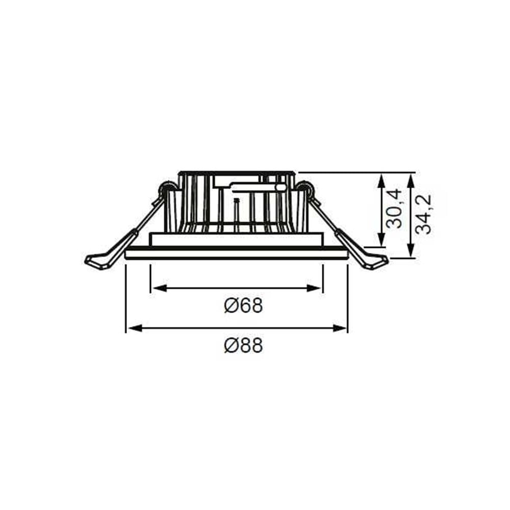 Jupiter Led'li Spot (Banyo) LS455 S