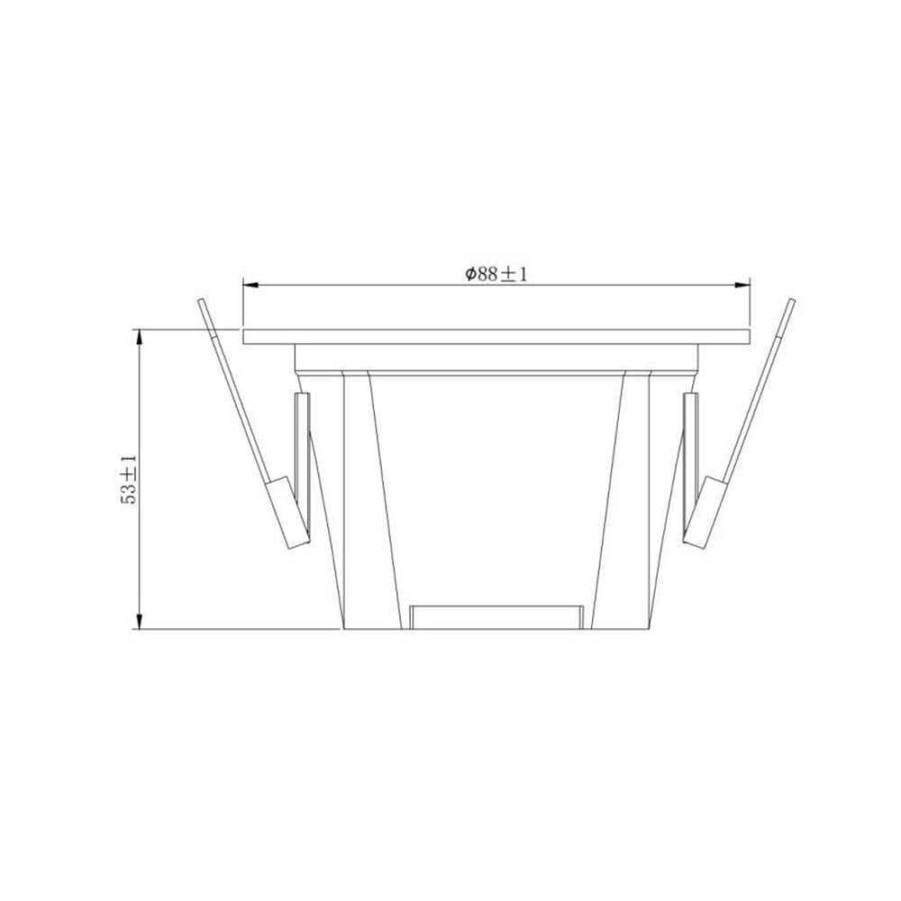 Jupiter Sıva Altı Sabit LED Spot LD700 S