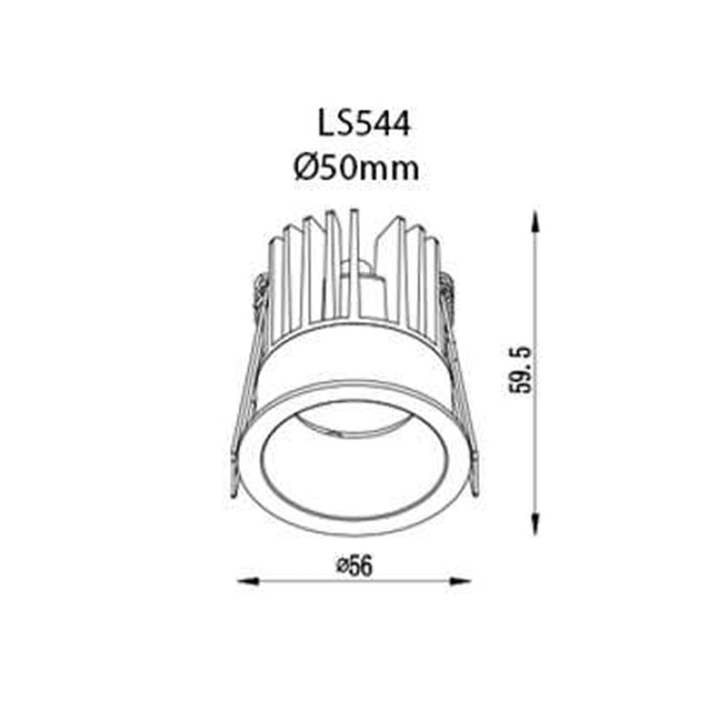 Jupiter Sıva Altı Sabit LED Spot LS544 S