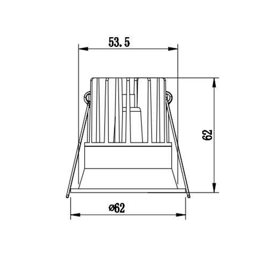 Jupiter Sıva Altı Sabit LED Spot LS557 B