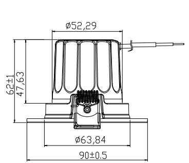 Jupiter Sıva Altı Sabit LED Spot LS701 B