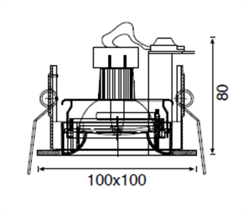 Jupiter Sıva Altı Spot Armatür JH740 S