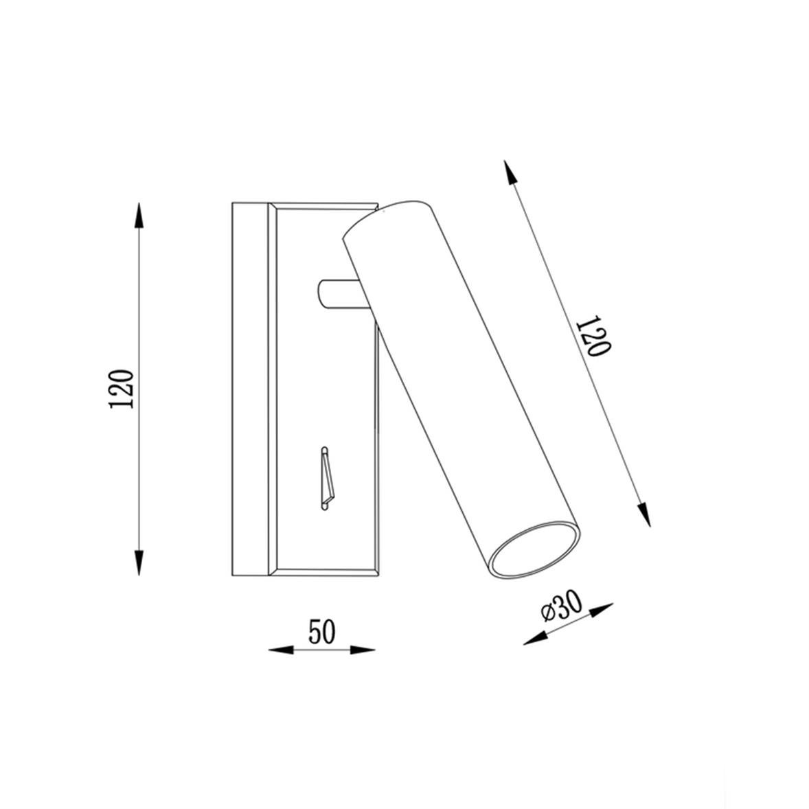 Jüpiter Yatak Başı Aplik EV507 B&S