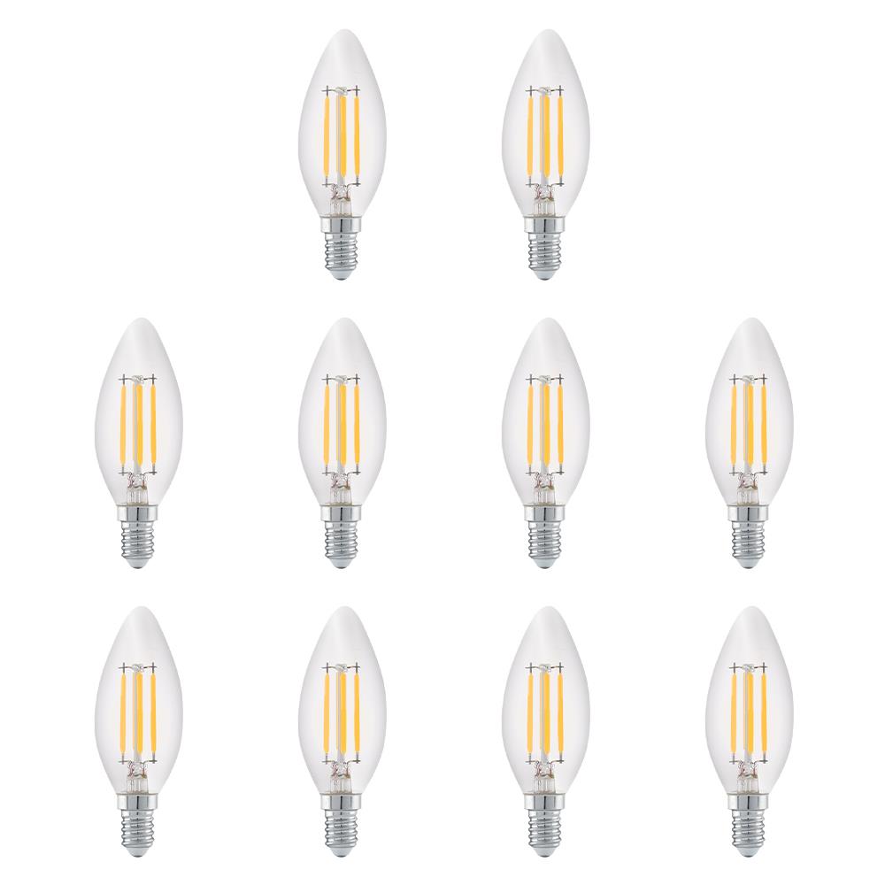 Led Lamp 4W 220V E14 C35 LED Mum Ampul 10'lu Paket