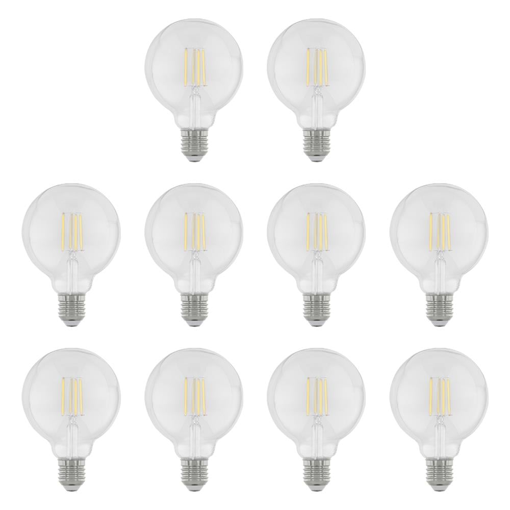 Led Lamp 4W 220V E27 G95 Rustik LED Ampul 10'lu Paket