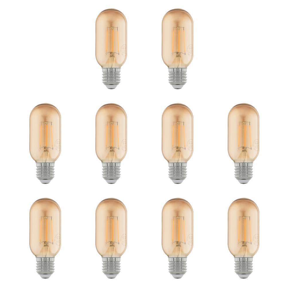 Led Lamp 4W 220V E27 T45 Gemici Rustik LED Ampul 10'lu Paket