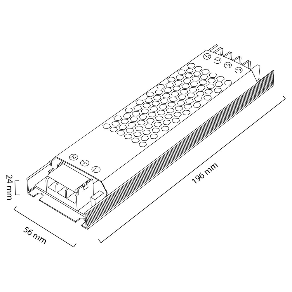 Nevo 12V 10A Slim Led Trafosu NT120-12