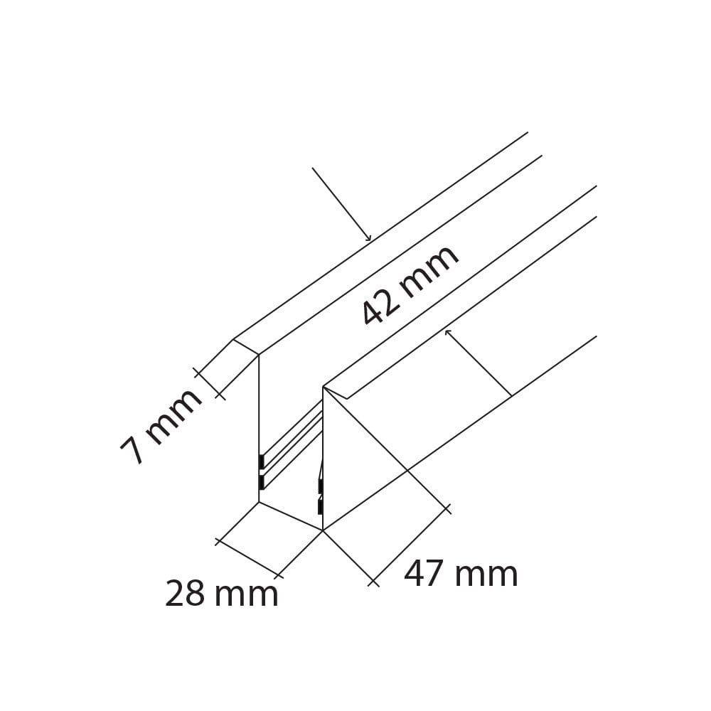 Nevo 2 Mt Sıva Altı Magnet Ray Beyaz NMA120-2