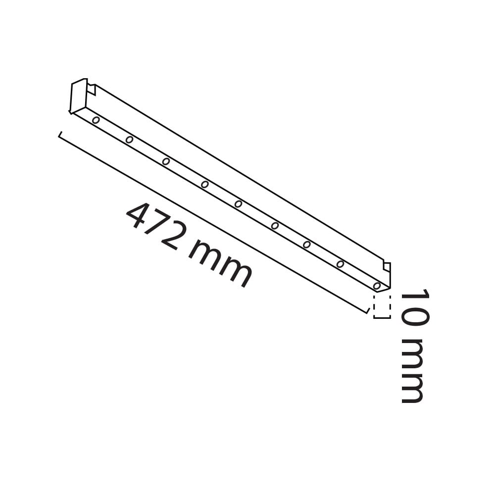 Nevo 48V 20W Mini Magnet Armatür Siyah NMA801-2