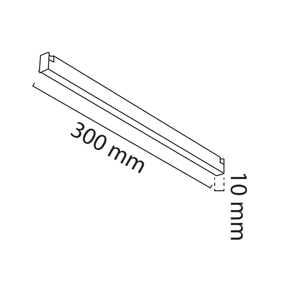 Nevo 48V 8W Mini Magnet Armatür Siyah NMA800-1