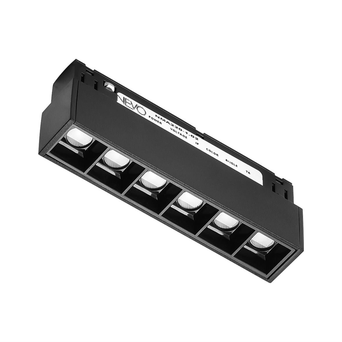 Nevo 48V Frame Led Magnet Linear Armatür Siyah NMA220-1