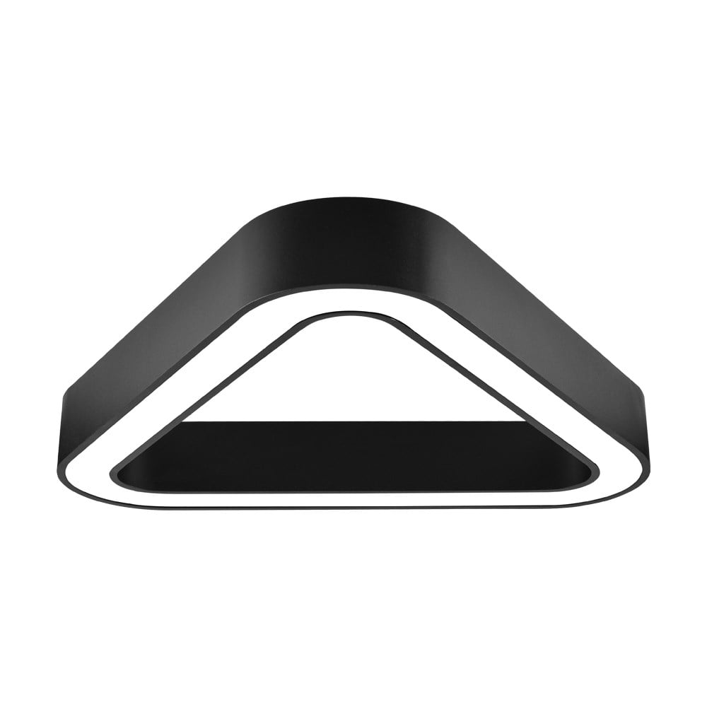 Nevo 60 Cm Sıva Üstü LED Üçgen Linear Tavan Armatürü Siyah NS122-2