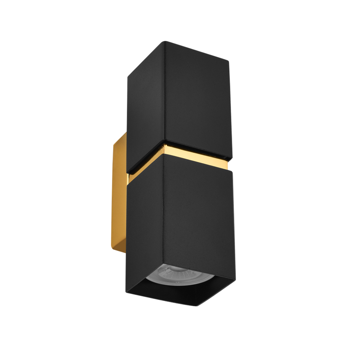 Nevo Çift Yönlü İç Mekan Aplik Siyah Gold NA102,21