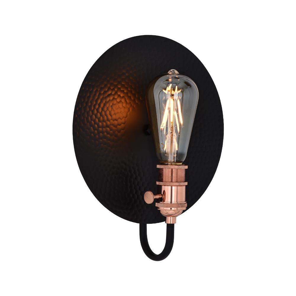 Nevo Dekoratif İç Mekan Aplik Siyah Bakır NA230