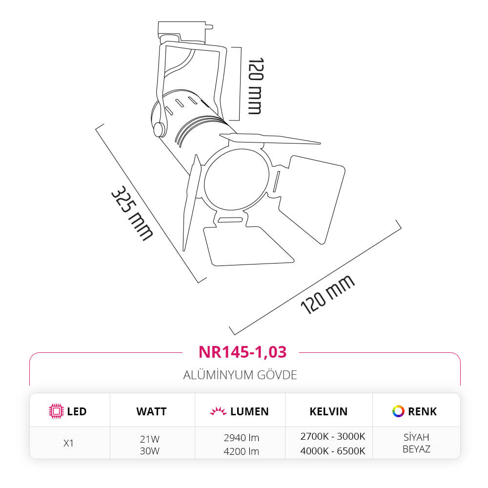 Nevo Dekoratif Ray Spot NR145-1,03