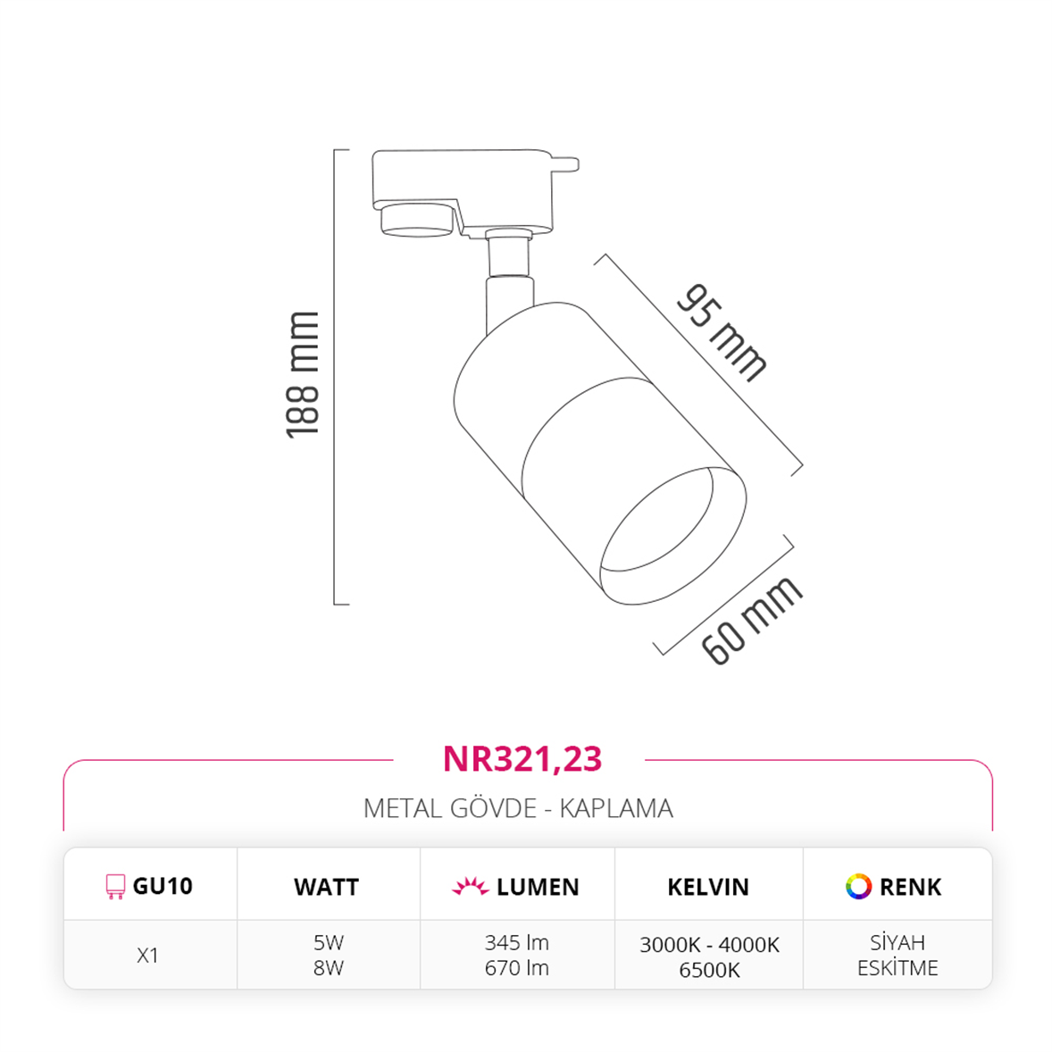 Nevo Dekoratif Ray Spot NR321,23