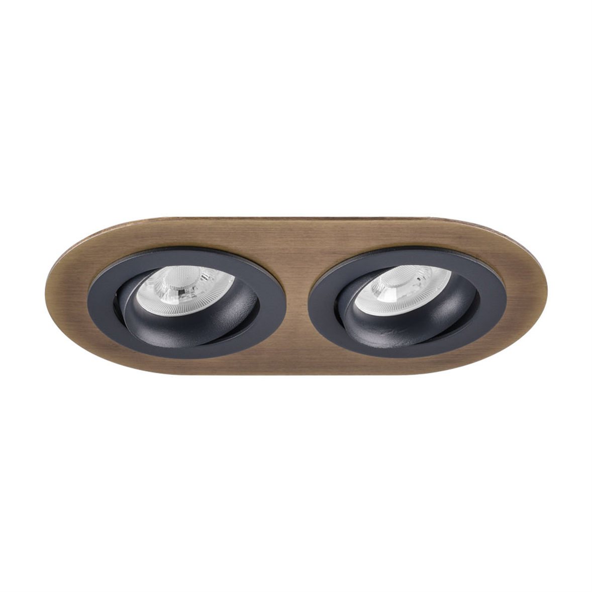 Nevo Sıva Altı İkili Led Spot Eskitme Antrasit ND348-2