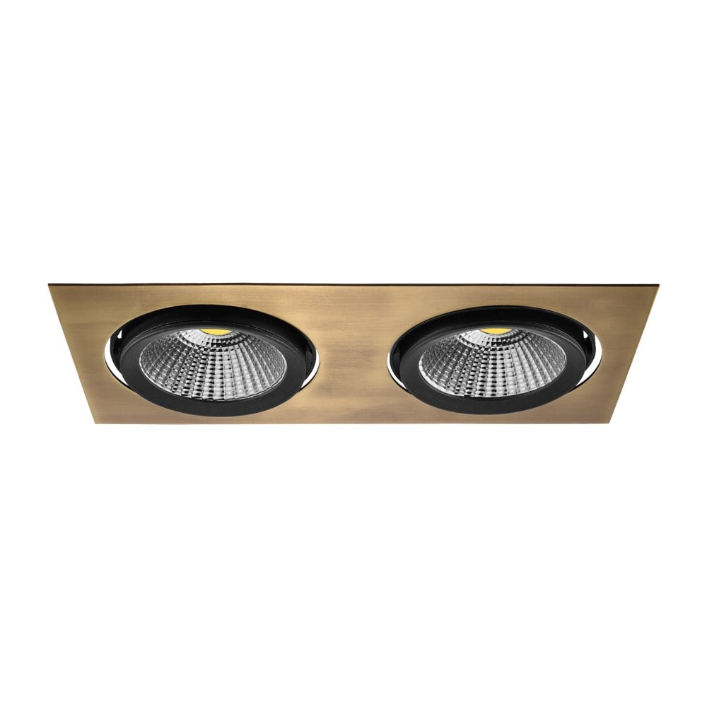 Nevo Sıva Altı İkili Led Spot Eskitme Siyah ND260-2