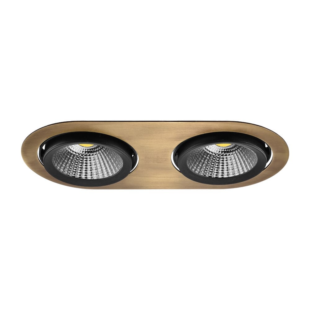 Nevo Sıva Altı İkili Led Spot Eskitme Siyah ND275-2