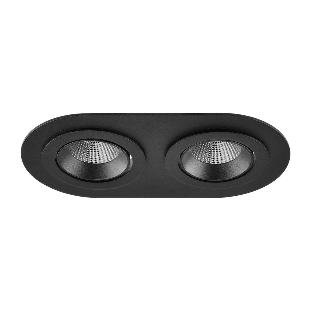 Nevo Sıva Altı İkili Led Spot Siyah ND348-2